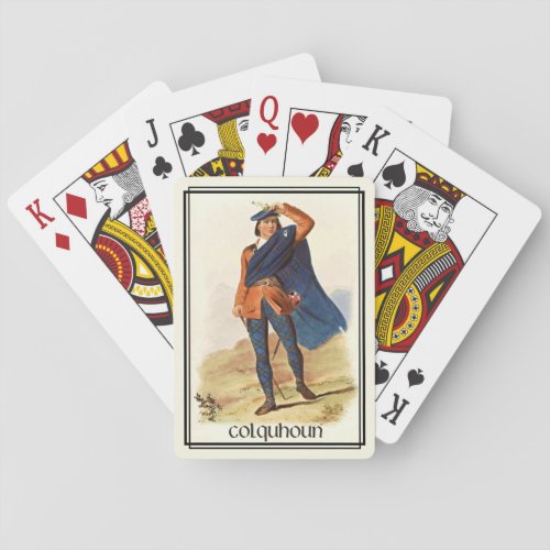 Clan Colquhoun Classic Scotland Poker Cards