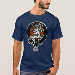 Clan Comyn   Cumming Crest & Tartan T-Shirt