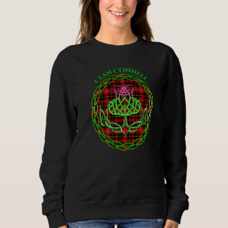Clan Connell Scottish Tartan Celtic Thistle Sweatshirt