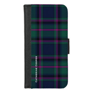Clan Cooper Plaid  iPhone 8/7 Wallet Case
