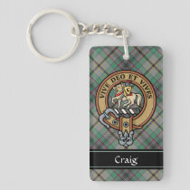 Clan Craig Crest Acrylic Keychain