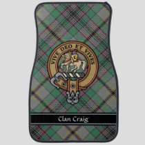 Clan Craig Crest Car Floor Mat