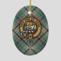 Clan Craig Crest Ceramic Ornament