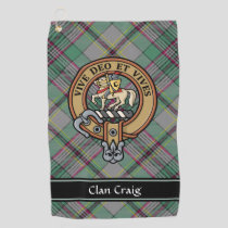 Clan Craig Crest Golf Towel