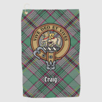 Clan Craig Crest Golf Towel