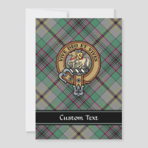 Clan Craig Crest Invitation