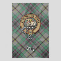 Clan Craig Crest Kitchen Towel