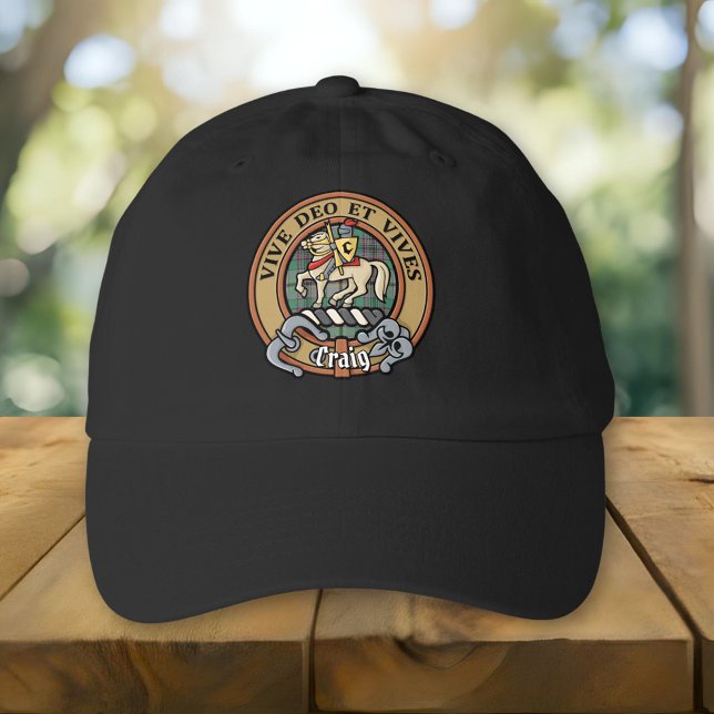 Clan Craig Crest over Tartan Hat (Creator Uploaded)
