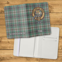 Clan Craig Crest over Tartan Passport Holder