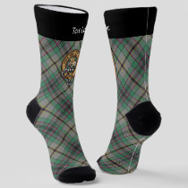 Clan Craig Crest over Tartan Socks