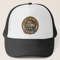 Clan Craig Crest over Tartan Trucker Hat