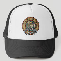 Clan Craig Crest over Tartan Trucker Hat