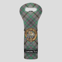 Clan Craig Crest over Tartan Wine Bag