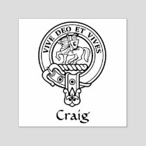 Clan Craig Crest Self-inking Stamp