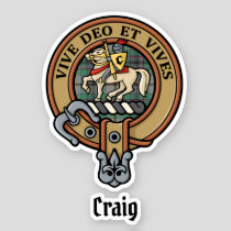 Clan Craig Crest Sticker