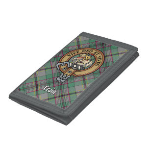 Clan Craig Crest Trifold Wallet