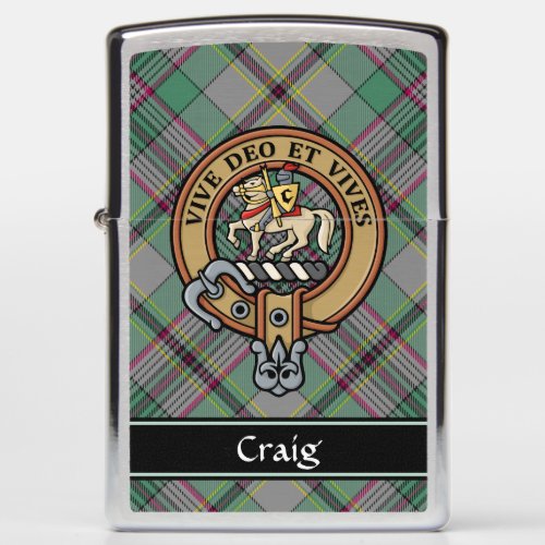 Clan Craig Crest Zippo Lighter