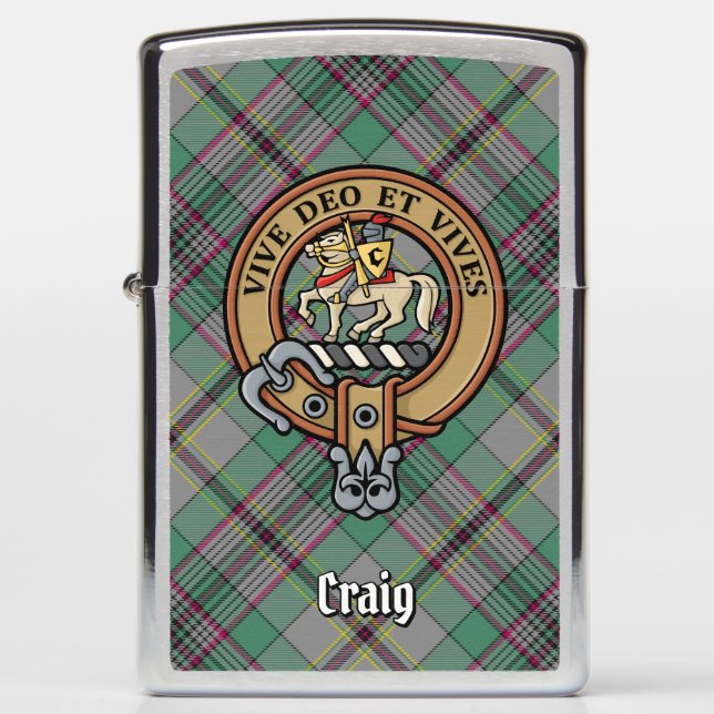 Clan Craig Crest Zippo Lighter (Front)