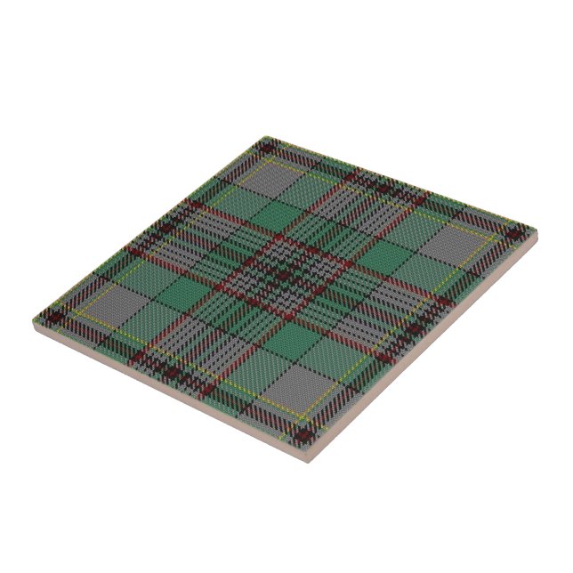 Clan Craig Scottish Expressions Tartan Ceramic Tile (Side)