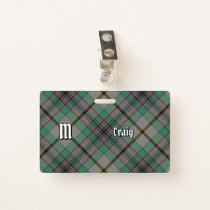 Clan Craig Tartan Badge