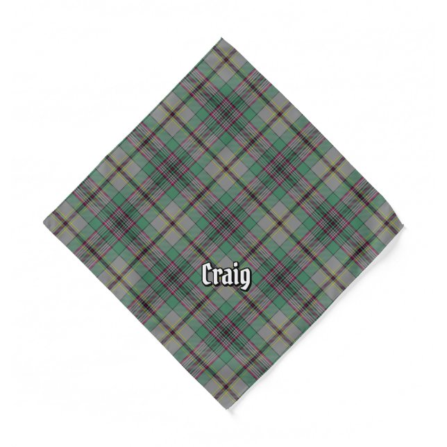 Clan Craig Tartan Bandana (Front)