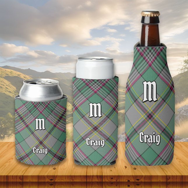 Clan Craig Tartan Can Cooler (Creator Uploaded)