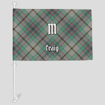 Clan Craig Tartan Car Flag
