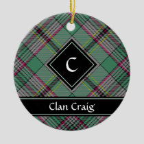 Clan Craig Tartan Ceramic Ornament