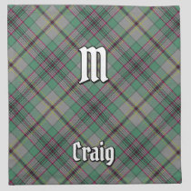 Clan Craig Tartan Cloth Napkin
