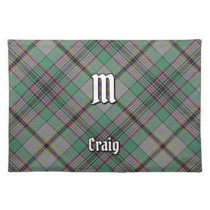 Clan Craig Tartan Cloth Placemat