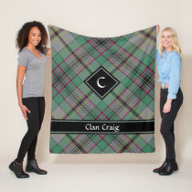 Clan Craig Tartan Fleece Blanket