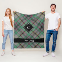 Clan Craig Tartan Fleece Blanket