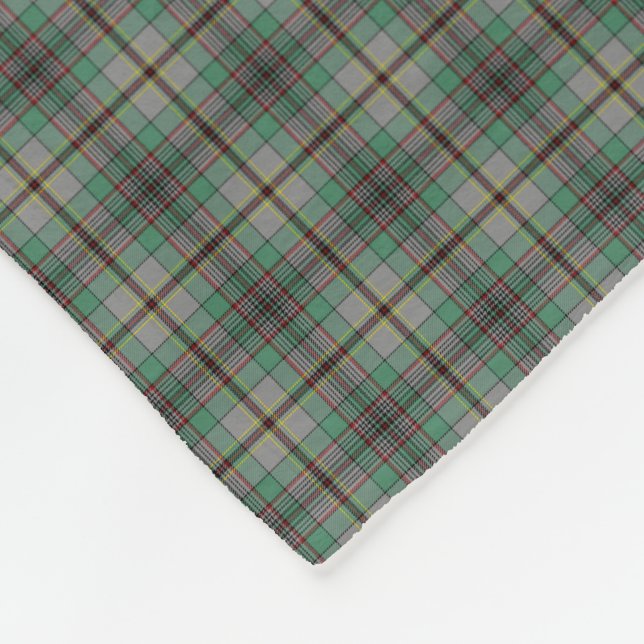 Clan Craig Tartan Fleece Blanket (Corner)