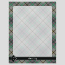 Clan Craig Tartan Flyer