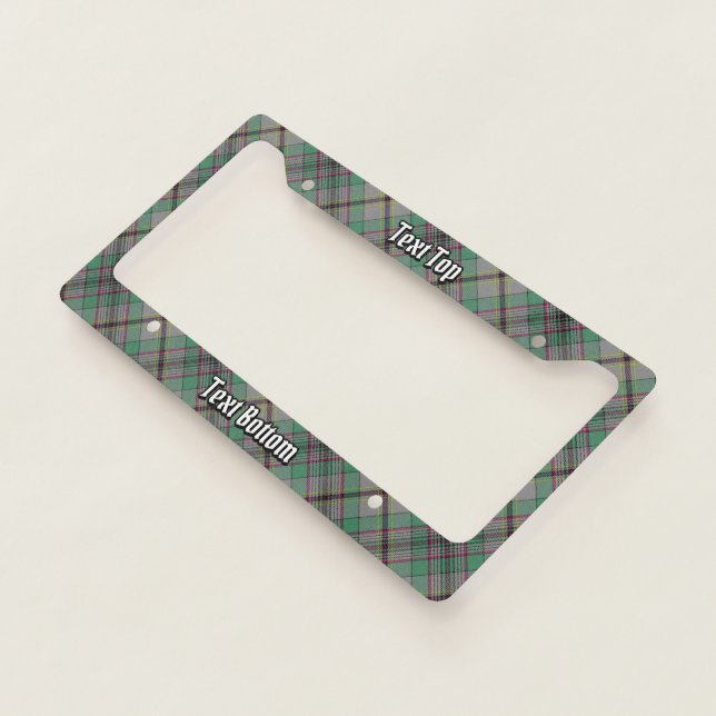 Clan Craig Tartan License Plate Frame (3/4)