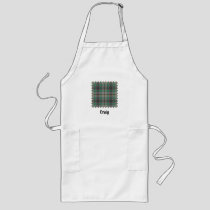 Clan Craig Tartan Long Apron