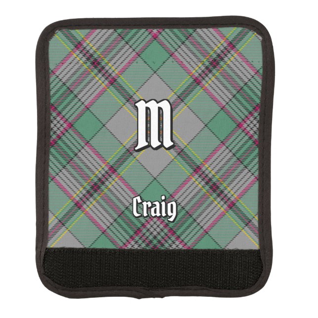 Clan Craig Tartan Luggage Handle Wrap (Front)