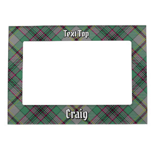 Clan Craig Tartan Magnetic Frame