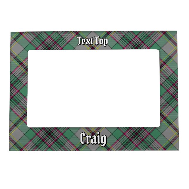 Clan Craig Tartan Magnetic Frame (Front)