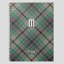 Clan Craig Tartan Notebook