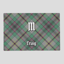 Clan Craig Tartan Placemat