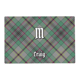 Clan Craig Tartan Placemat