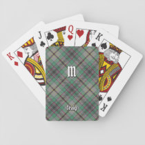 Clan Craig Tartan Playing Cards