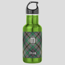 Clan Craig Tartan Stainless Steel Water Bottle