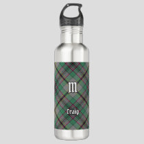 Clan Craig Tartan Stainless Steel Water Bottle