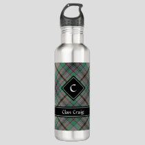 Clan Craig Tartan Stainless Steel Water Bottle