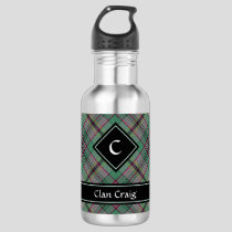 Clan Craig Tartan Stainless Steel Water Bottle