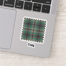 Clan Craig Tartan Sticker