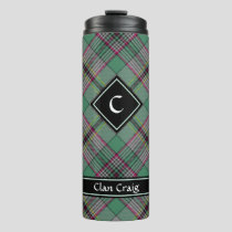 Clan Craig Tartan Thermal Tumbler