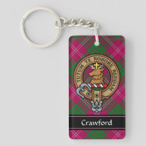 Clan Crawford Crest Acrylic Keychain